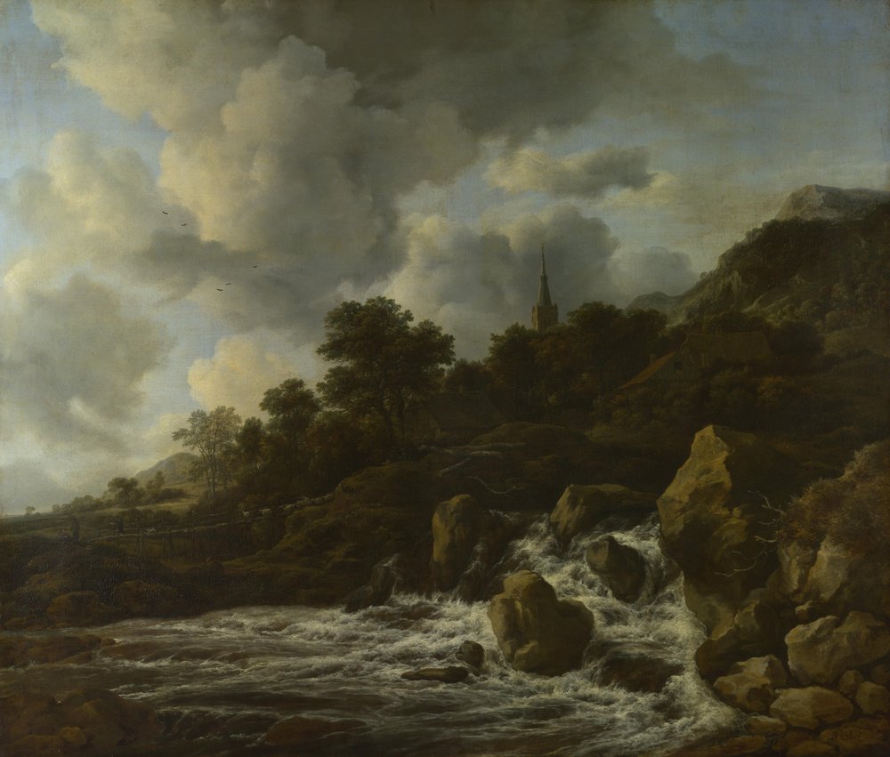 Jacob van Ruisdael - Waterfall